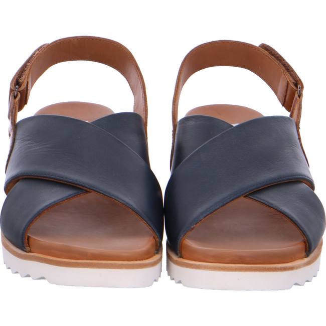 Ara Shoes Wedge Valencia Women's Sandals Blue | ARA582HVW