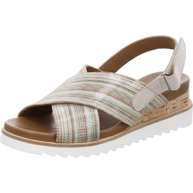 Ara Shoes Wedge Valencia Women\'s Sandals Multicolor | ARA597SBT