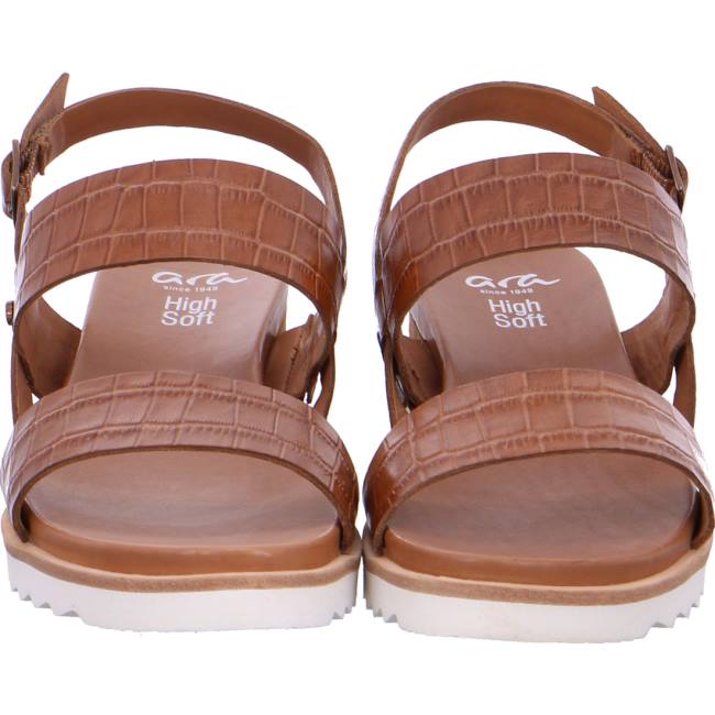 Ara Shoes Wedge Valencia Women's Sandals Brown | ARA982CZK